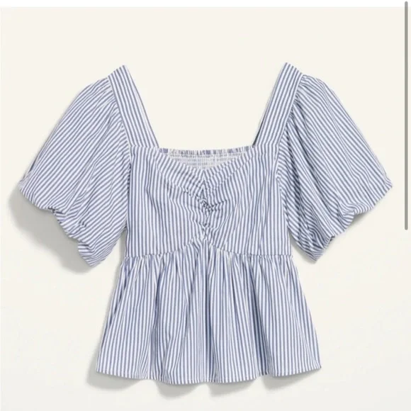 NWT Old Navy Puff Sleeve Top - Picture 3 of 7